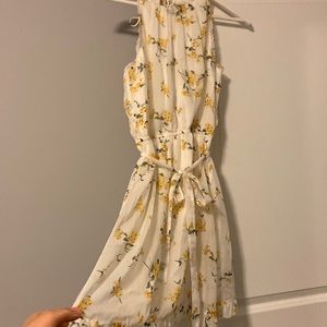 Abercrombie Summer floral halter dress in size Medium